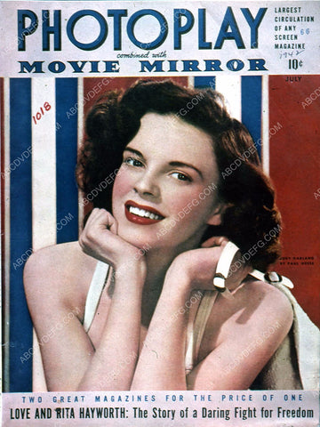 Judy Garland Photoplay magazine cover 35m-4342