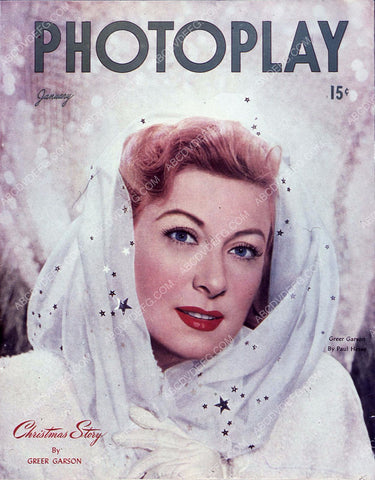 Greer Garson Photoplay magazine cover 35m-4477