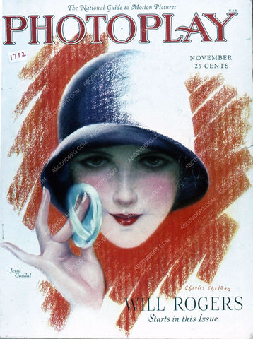 Jetta Goudal Photoplay magazine cover 35m-4548
