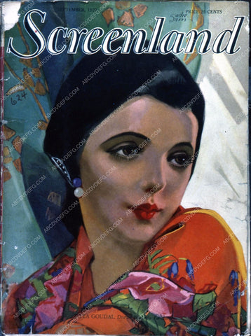 Jetta Goudal Screenland magazine cover 35m-4549