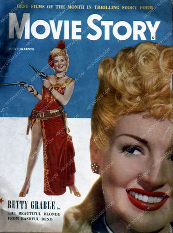 Betty Grable Movie Story magazine cover 35m-4568
