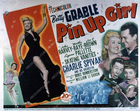 Betty Grable film Pin Up Girl 35m-4586