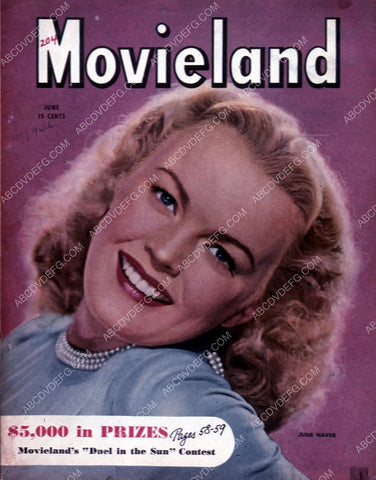 June Haver Movieland magazine cover 35m-5026