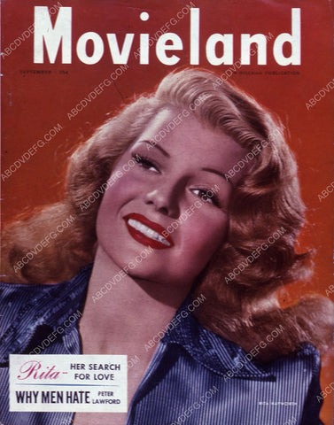 Rita Hayworth Movieland magazine cover 35m-5059