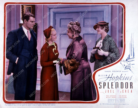 Miriam Hopkins Joel McCrea film Splendor 35m-5210
