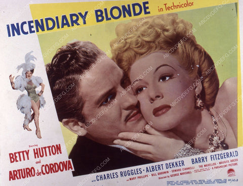 Betty Hutton Arturo de Cordova film Incendiary Blonde 35m-5248