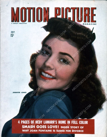 Jennifer Jones Motion Picture magazine cover 35m-5371