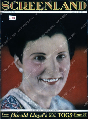 Leatrice Joy Screenland magazine cover 35m-5374