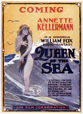 Annette Kellermann silent film Queen of the Sea 35m-5573