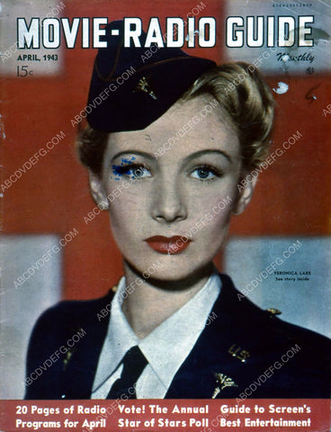 Veronica Lake Movie-Radio Guide magazine cover 35m-5711
