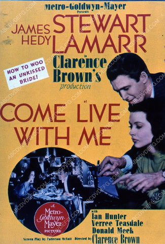 Hedy Lamarr James Stewart film Come Live with Me 35m-5736