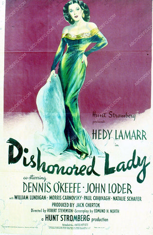 Hedy Lamarr film Dishonored Lady 35m-5741