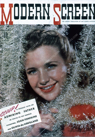 Priscilla Lane Modern Screen magazine cover 35m-5765