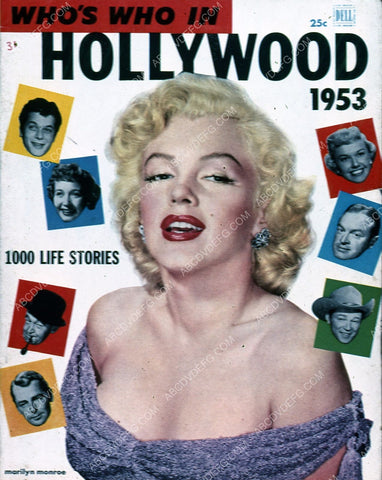 Marilyn Monroe Who's Who in Hollywood magazine cover 35m-5978