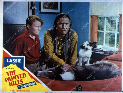 Lassie Gary Gray Chief Yowlachie film The Painted Hills 35m-6307