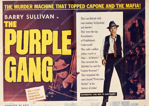 Barry Sullivan film The Purple Gang 35m-7693