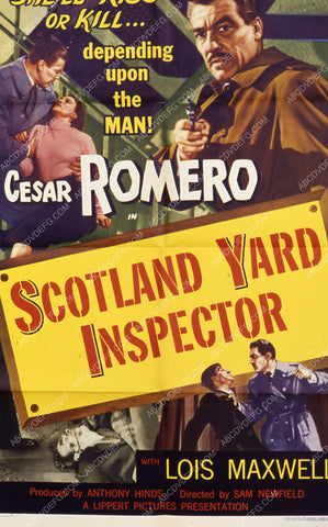 Cesar Romero film Scotland Yard Inspector 35m-7717