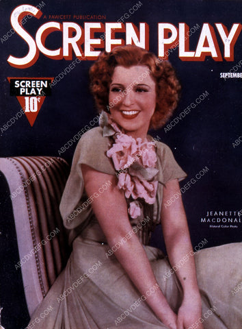 Jeanette MacDonald Screen Play magazine cover 35m-7752
