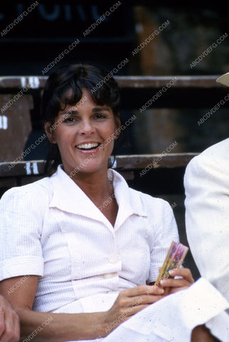 Ali MacGraw relaxes between takes 35m-7811