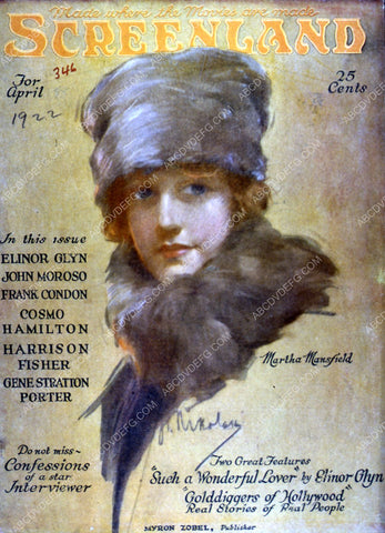 Martha Mansfield Screenland magazine cover 35m-7856