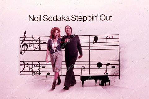 Neil Sedaka Bette Midler duet with musical notes 35m-8028