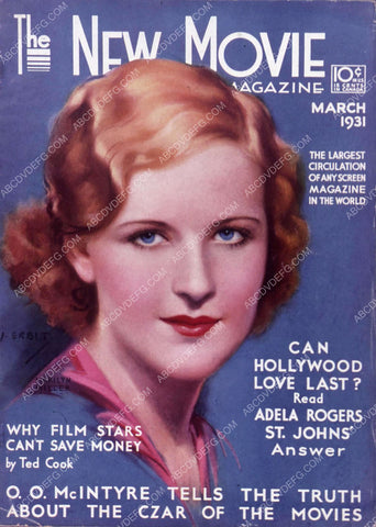 Marilyn Miller The New Movie magazine cover 35m-8064