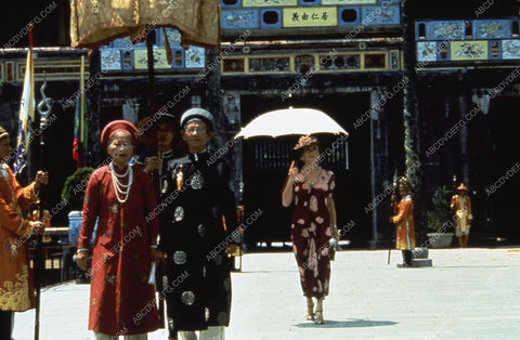 Catherine Deneuve Vincent Perez & cast film Indochine 35m-8146