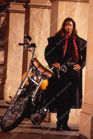 Lorenzo Lamas on his chopper TV Renegade 35m-8352