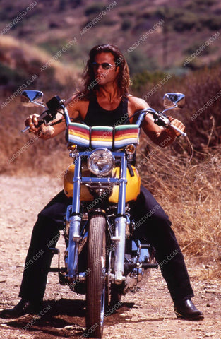 Lorenzo Lamas on his chopper TV Renegade 35m-8353