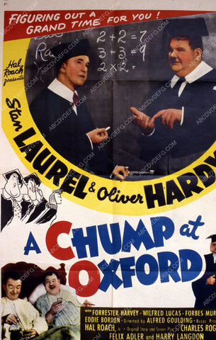 Stan Laurel Oliver Hardy film A Chump at Oxford 35m-8419