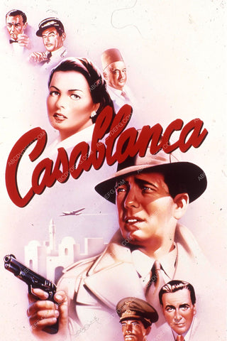Humphrey Bogart Ingrid Bergman film Casablanca 35m-8428