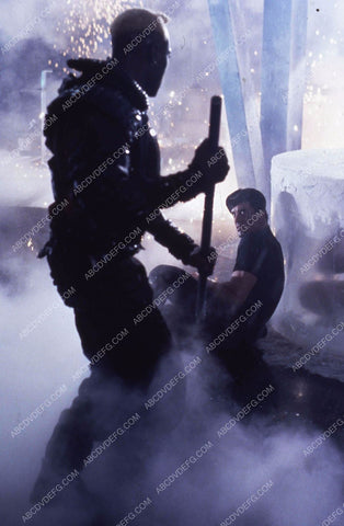Sylvester Stallone Wesley Snipes sci-fi film Demolition Man 35m-8588