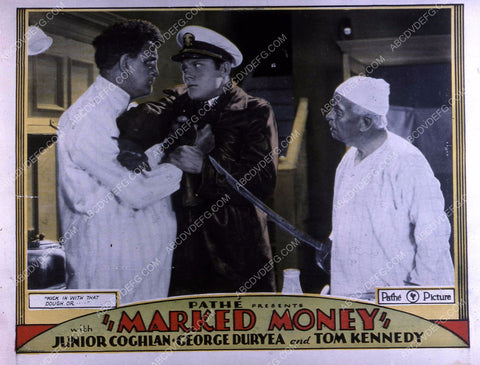 Junior Coghlan George Duryea Tom Kennedy silent film Marked Money 35m-8643
