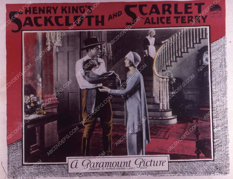Alice Terry silent film Sackcloth and Scarlet 35m-8663