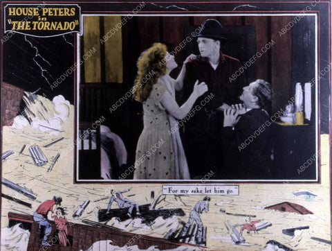 House Peters Ruth Clifford silent film The Tornado 35m-8670