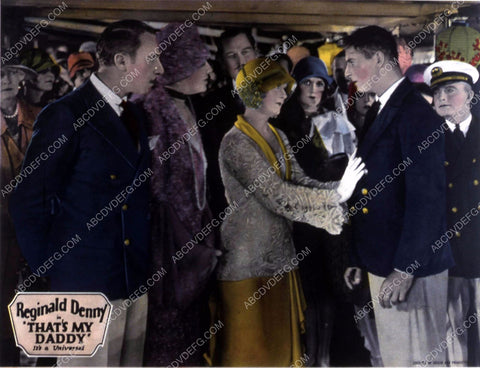 Reginald Denny Barbara Kent silent film That's My Daddy 35m-8672
