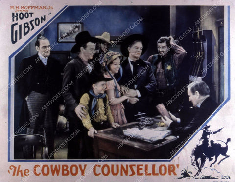Hoot Gibson Sheila Bromley and the kids film The Cowboy Counsellor 35m-8695