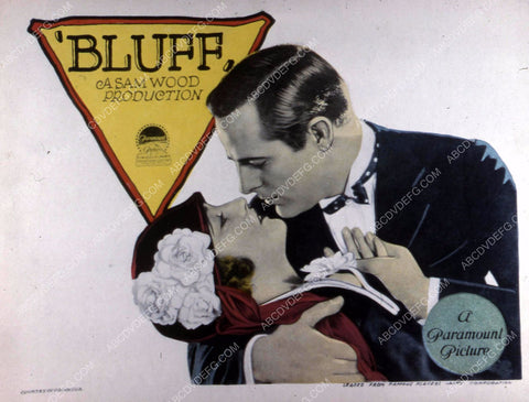 Agnes Ayres Antonio Moreno silent film Bluff 35m-8696