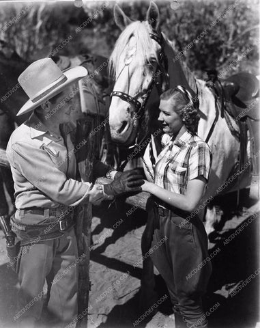 Bob Steele Claire Rochelle western film Ridin' the Lone Trail 3602-31