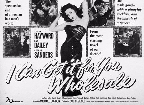 Susan Hayward add slick I Can Get It for You Wholesale 3629-02