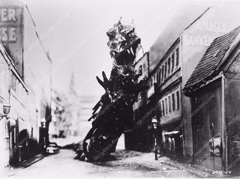 monster shot from classic sci-fi camp film Reptilicus 3643-26