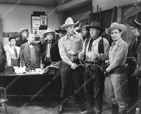 Tom Tyler Bob Steele Rufe Davis film Code of the Outlaw 3655-11