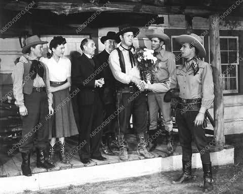 Tom Tyler Linda Leighton Bob Steele Rufe Davis film Code of the Outlaw 3655-14