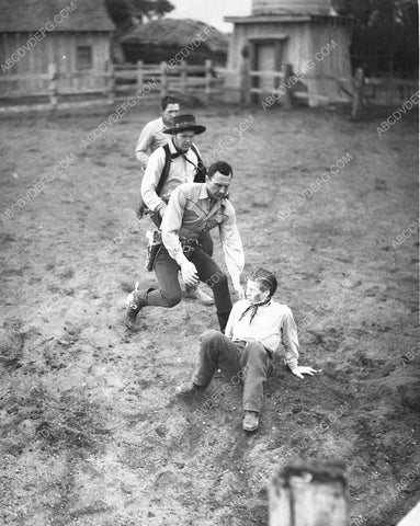 Tom Tyler Bob Steele Rufe Davis Benny Bartlett film Code of the Outlaw 3655-18