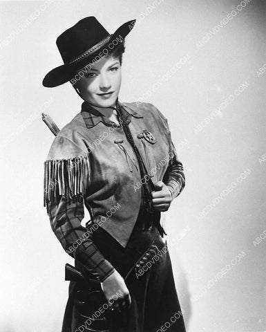 serious cowgirl Anne Baxter film Ticket to Tomahawk 3698-21