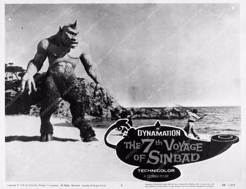 ad slick fantasy film The 7th Voyage of Sinbad 3727-19