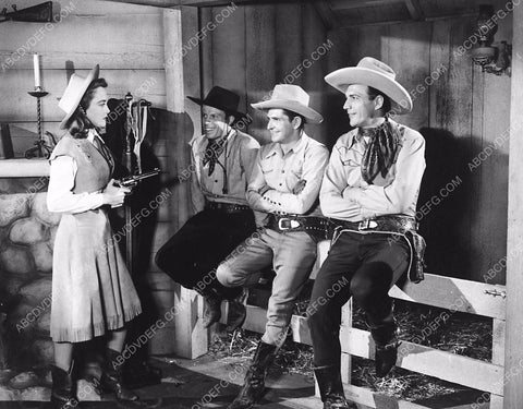 Tom Tyler Bob Steele Jimmie Dodd Helen Deverell film The Blocked Trail 3743-33