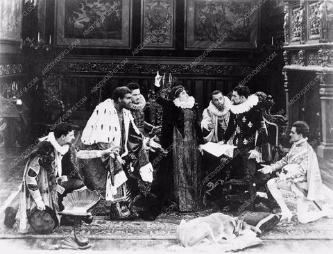 set and cast cool shot original classic silent film Intolerance 3790-28