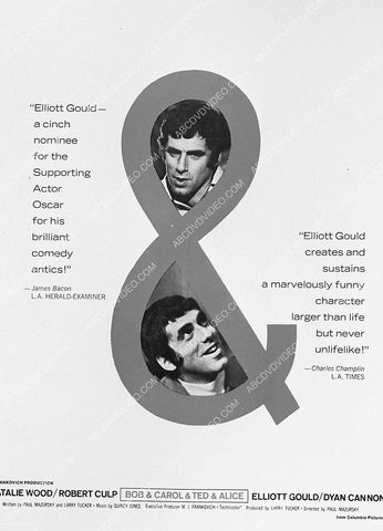 ad slick Elliott Gould film Bob and Carol and Ted and Alice 3797-04