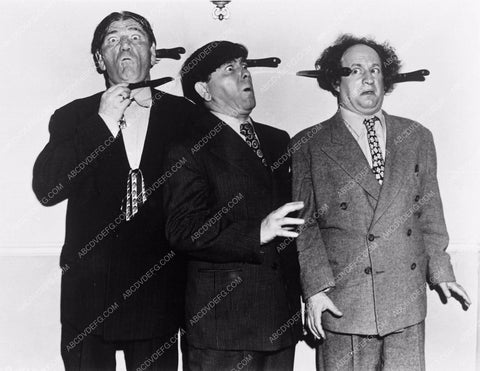Three Stooges Moe Larry Shemp 3-D short Don't Throw That Knife 3873-31